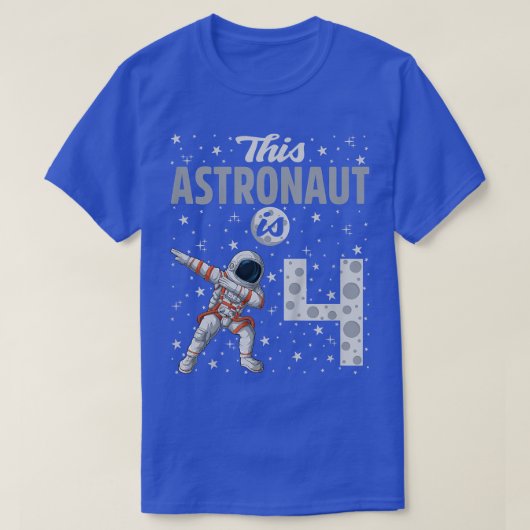 この宇宙飛行士の子供たち4ダビング宇宙飛行士4th Bir Tシャツ (デザイン正面)