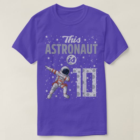 この宇宙飛行士は10歳のダビング宇宙飛行士である Tシャツ (デザイン正面)