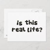 この実在生き？形而上学的飲 ポストカード (正面/裏面)