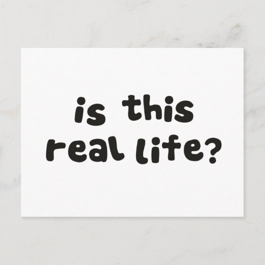 この実在生き？形而上学的飲 ポストカード (正面)