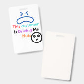 この客は私を困らせる バッジ (表裏)