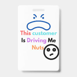 この客は私を困らせる バッジ