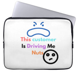 この客は私を困らせる ラップトップスリーブ