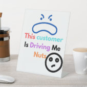 この客は私を困らせる 台座サイン (インサイチュ)