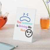 この客は私を困らせる 台座サイン (インサイチュ)