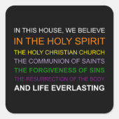 この家では信じ スクエアシール