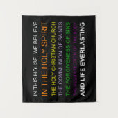 この家では信じ タペストリー (正面)