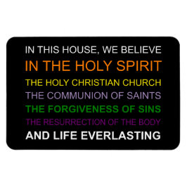 この家では信じ マグネット