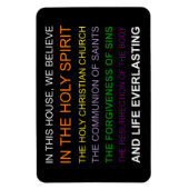 この家では信じ マグネット (縦)