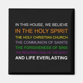 この家では信じ マグネット