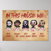 この家では家族が怖いみたいに大きな夢を見るのが大好き ポスター (正面)