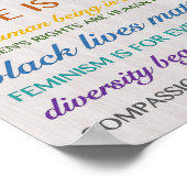 この家では私たち信じのポスター ポスター (角)