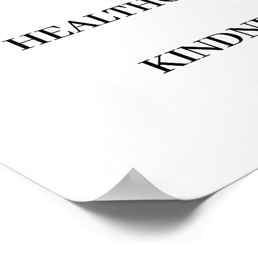 この家では、モダンでミニマルなデザインを信じています ポスター (角)