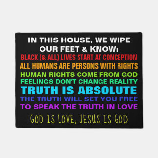 この家では、神はラブ·ドア·マットだと知っている ドアマット