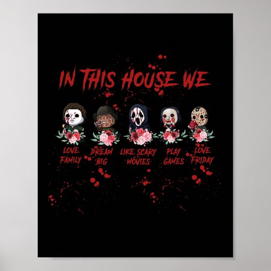 この家で私たちは家族が大好き大きな愛の金曜日 ポスター (正面)