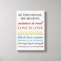 この家で私たち信じのプリント