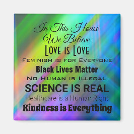 この家で……人権磁石 マグネット