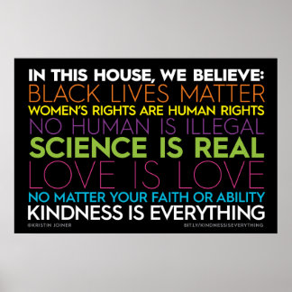 この家で…親切は何でものしるしだ ポスター