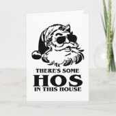 この家にはクリスマスにホスがいくつかある シーズンカード (正面)