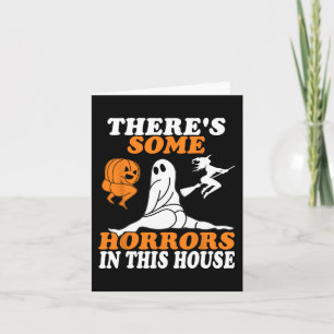 この家にはハロウィンの恐怖がいくつかある カード