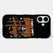 この家にはホラーがある 面白いハロウィン Case-Mate iPhoneケース (裏面 (横))