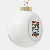 この家にはホーズホーズホーの店がある セラミックボールオーナメント (左)