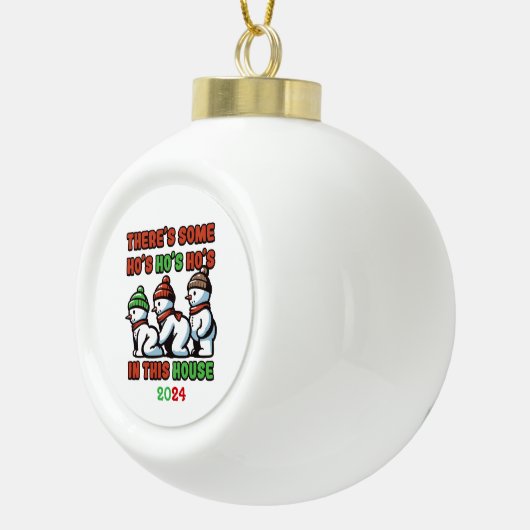 この家にはホーズホーズホーの店がある セラミックボールオーナメント (右)