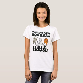 この家には恐怖が潜んでいる - ハロウィーンTシャツ Tシャツ