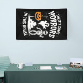 この家には面白いハロウィンの恐怖がいくつかある 横断幕 (トレードショー)