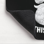 この家にホーのホーがいるよ、面白いサンタC マウスパッド (コーナー)