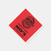 この家に誰か居る スタンダードカクテルナプキン (角)