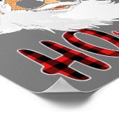 この家のクリスマスに誰かホーがいるおもしろい ポスター (角)