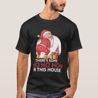 この家のクリスマスSaにホーホーがいる Tシャツ