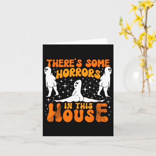 この家のシーズン不気味ハの恐怖 カード (黄色い花)