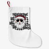 この家の中の家 |パニーサンタ昇華 スモールクリスマスストッキング (正面)