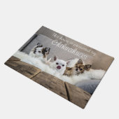 この家はチワ保護ファス通り ドアマット (アングル)