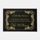 この家は体裁を飾っておかしい ドアマット (正面)