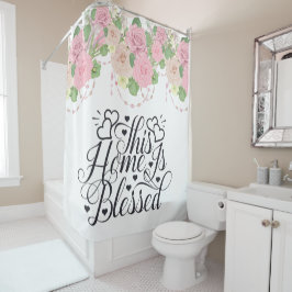 この家は賛美 シャワーカーテン