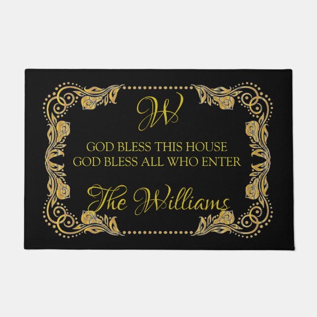 この家を祝福せよ ドアマット (正面)