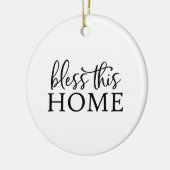 この家を賛美して下さい セラミックオーナメント (左)