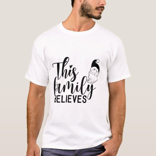 この家信じ族 Tシャツ (正面)