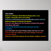 この家信じ ポスター (正面)