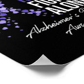 この家族では一人でアルツハイマー脳と戦う人はいない ポスター (角)