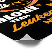 この家族では一人でチーム白血病Wと戦う人はいない ポスター (角)