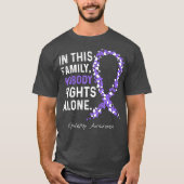 この家族では誰もてんかん単独で戦わない Tシャツ (正面)