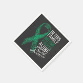 この家族では誰も一人でメンタルヘルスと戦わない スタンダードカクテルナプキン (角)