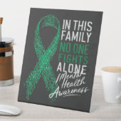 この家族では誰も一人でメンタルヘルスと戦わない 台座サイン (インサイチュ)