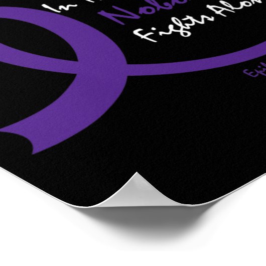 この家族では誰も一人で紫てんかん戦わない ポスター (角)