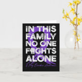 この家族では誰も一人で闘わない 薬物過剰摂取 カード (黄色い花)