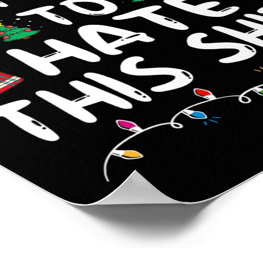 この家族のクリスマスのパジャマを憎む可能性が高い ポスター (角)